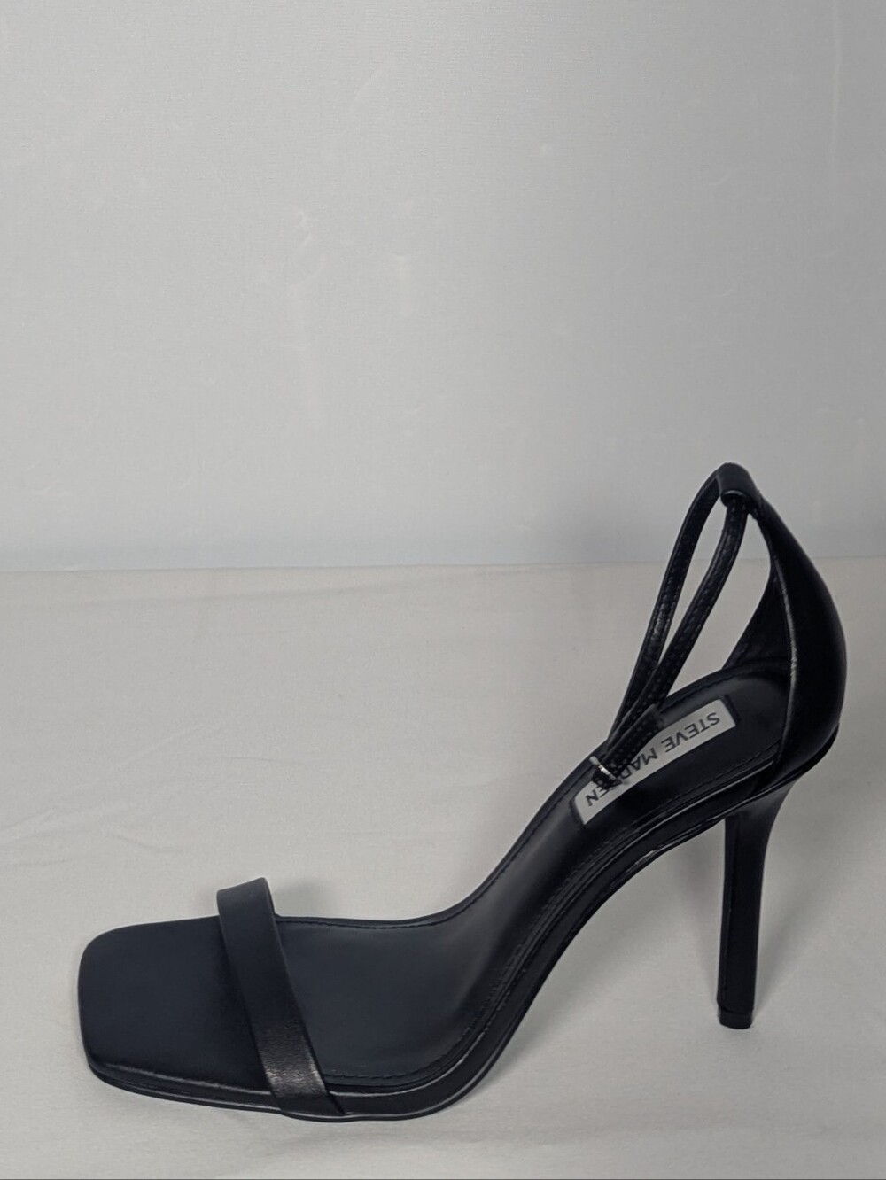 NEW Steve Madden Womens Shaye Heeled Sandal sz 8.5 black